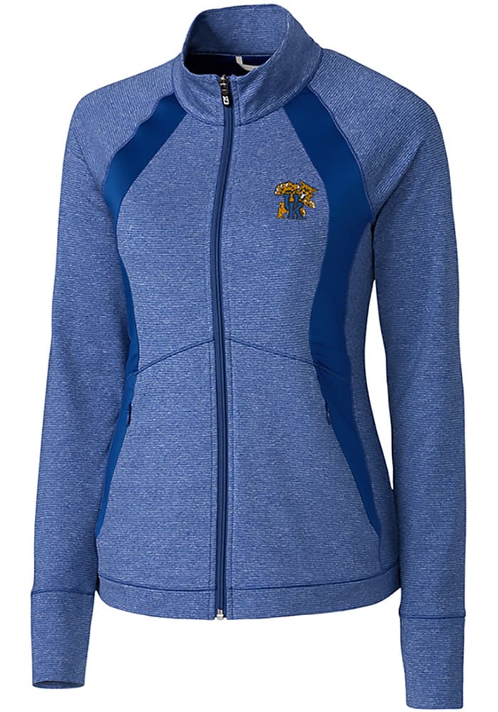 Cutter and Buck Kentucky Wildcats Womens Blue Shoreline Light Weight Jacket