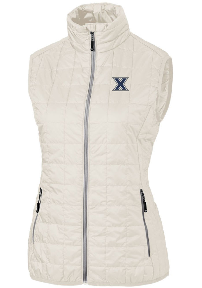 Cutter and Buck Xavier Musketeers Womens Rainier PrimaLoft Puffer Vest