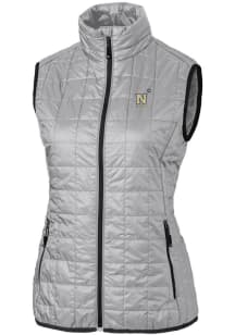 Cutter and Buck Navy Womens Grey Rainier PrimaLoft Puffer Vest