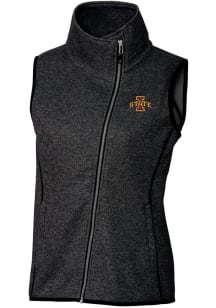 Cutter and Buck Iowa State Cyclones Womens Charcoal Mainsail Vest