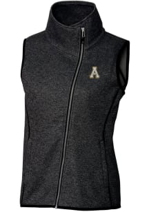 Cutter and Buck Appalachian State Mountaineers Womens Charcoal Mainsail Vest