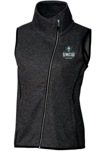 Cutter and Buck UNCW Seahawks Womens Charcoal Mainsail Vest
