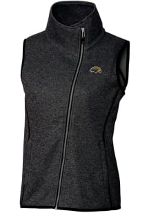 Cutter and Buck Southern Mississippi Golden Eagles Womens Charcoal Mainsail Vest