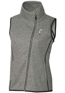 Cutter and Buck Cincinnati Bearcats Womens Grey Mainsail Vest