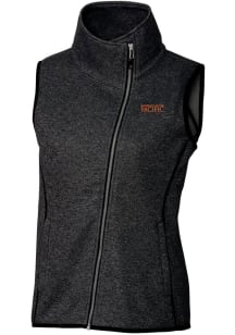 Cutter and Buck Pacific Tigers Womens Charcoal Mainsail Vest
