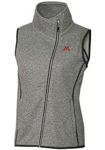 Cutter and Buck Minnesota Golden Gophers Womens Grey Mainsail Vest