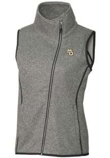 Cutter and Buck Marquette Golden Eagles Womens Grey Mainsail Vest