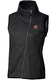 Cutter and Buck Maryland Terrapins Womens Charcoal Mainsail Vest