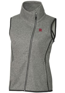 Cutter and Buck Rutgers Scarlet Knights Womens Grey Mainsail Vest