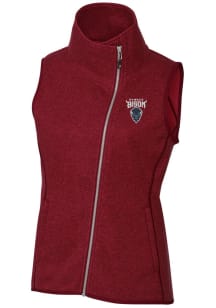 Cutter and Buck Howard Bison Womens Red Mainsail Vest
