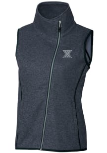 Cutter and Buck Xavier Musketeers Womens Navy Blue Mainsail Vest