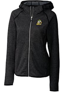 Womens Oregon Ducks Charcoal Cutter and Buck Mainsail Medium Weight Jacket