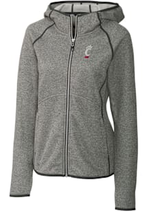 Cutter and Buck Cincinnati Bearcats Womens Grey Mainsail Medium Weight Jacket