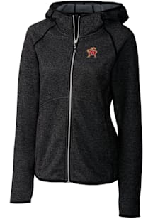 Womens Maryland Terrapins Charcoal Cutter and Buck Mainsail Medium Weight Jacket