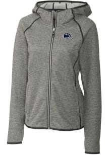 Cutter and Buck Penn State Nittany Lions Womens Grey Mainsail Medium Weight Jacket