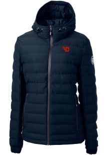 Cutter and Buck Dayton Flyers Womens Navy Blue Mission Ridge Repreve Filled Jacket
