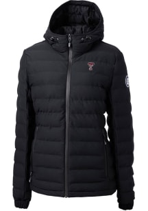 Cutter and Buck Texas Tech Red Raiders Womens Black Mission Ridge Repreve Filled Jacket