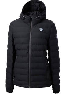 Cutter and Buck Kentucky Wildcats Womens Black Mission Ridge Repreve Filled Jacket