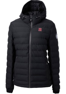 Cutter and Buck Rutgers Scarlet Knights Womens Black Mission Ridge Repreve Filled Jacket