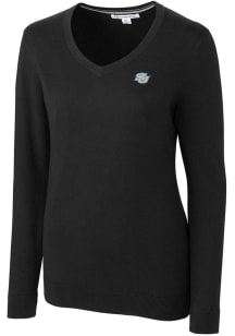 Cutter and Buck Southern University Jaguars Womens Black Lakemont Long Sleeve Sweater