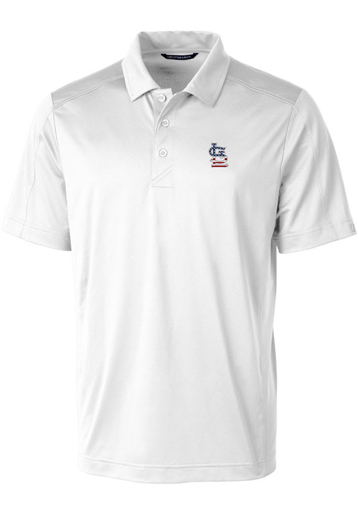 St. Louis Cardinals Cutter & Buck Advantage Polo Space Dye - Gray