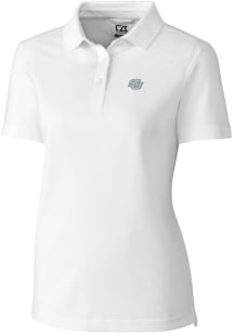 Cutter and Buck Southern University Jaguars Womens White Advantage Pique Short Sleeve Polo Shirt