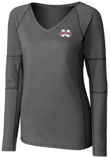 Cutter and Buck Mississippi State Bulldogs Womens Black Victory Long Sleeve T-Shirt