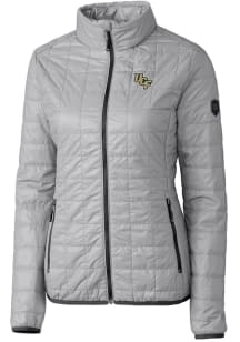 Cutter and Buck UCF Knights Womens Grey Rainier PrimaLoft Puffer Filled Jacket