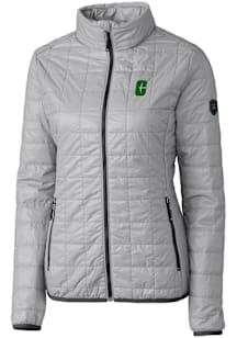 Cutter and Buck UNCC 49ers Womens Grey Rainier PrimaLoft Puffer Filled Jacket