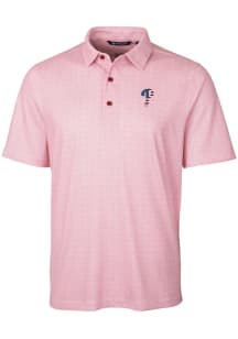 Cutter and Buck Philadelphia Phillies Mens Red Pike Double Dot Short Sleeve Polo