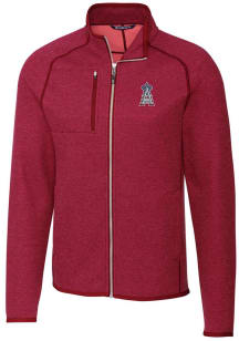Cutter and Buck Los Angeles Angels Mens Red Americana Mainsail Medium Weight Jacket