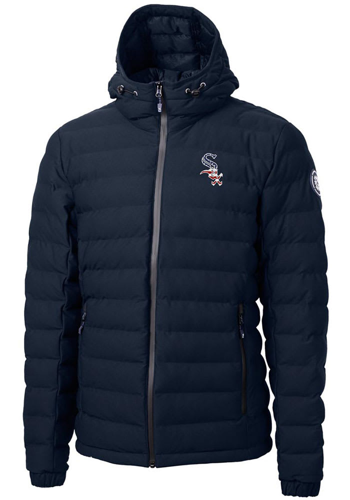 Cutter and Buck Chicago White Sox Mens Navy Blue Mission Ridge Repreve Puffer Filled Jacket