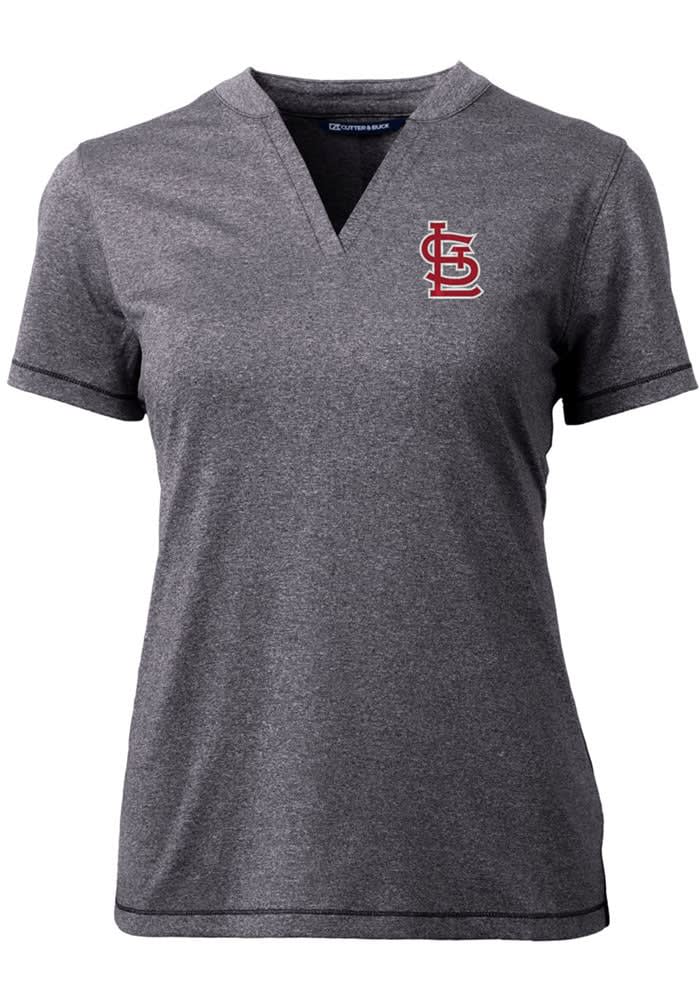 New Era St Louis Cardinals Womens Red Pigment Wash Flocked Scoop