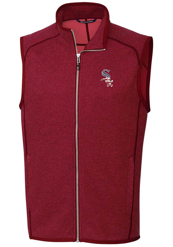 Cutter and Buck Chicago White Sox Mens Red Mainsail Sleeveless Jacket