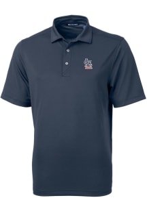 Cutter and Buck St Louis Cardinals Navy Blue Virtue Eco Pique Big and Tall Polo