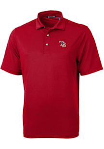 Cutter and Buck Tampa Bay Rays Red Virtue Eco Pique Big and Tall Polo