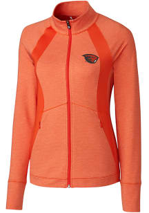 Cutter and Buck Oregon State Beavers Womens Orange Shoreline Light Weight Jacket