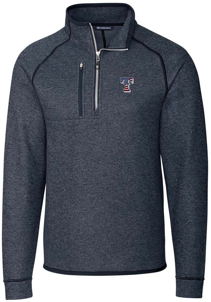 Antigua MLB Texas Rangers Men's Esteem Tall, Navy Blue, 4XLT