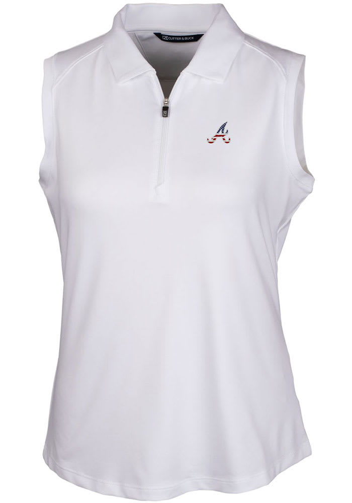 Antigua Women's Atlanta Braves Grey Legacy Pique Polo