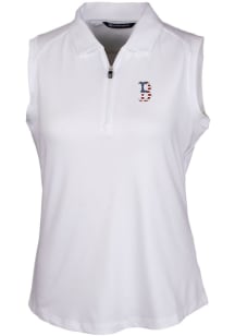 Cutter and Buck Boston Red Sox Womens White Forge Polo Shirt