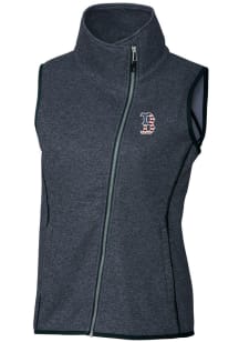 Cutter and Buck Boston Red Sox Womens Navy Blue Mainsail Vest