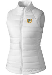 Cutter and Buck USF Dons Womens White Post Alley Vest