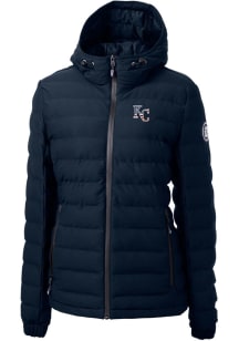 Cutter and Buck Kansas City Royals Womens Navy Blue Mission Ridge Repreve Filled Jacket