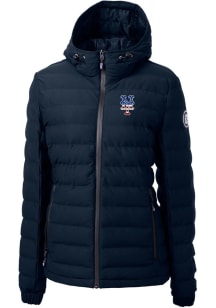 Cutter and Buck New York Mets Womens Navy Blue Mission Ridge Repreve Filled Jacket