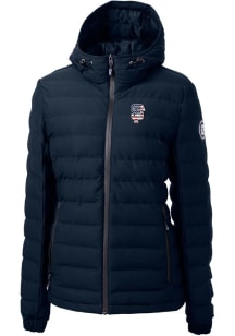 Cutter and Buck San Francisco Giants Womens Navy Blue Mission Ridge Repreve Filled Jacket