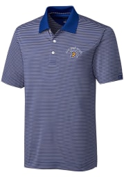 Cutter and Buck San Jose State Spartans Mens Blue Trevor Stripe Short Sleeve Polo