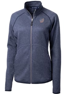 Cutter and Buck Washington Nationals Womens Navy Blue Mainsail Light Weight Jacket