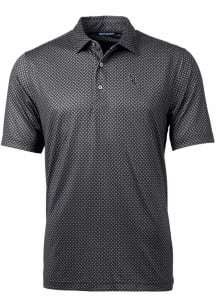 Cutter and Buck Chicago White Sox Mens Black Pike Banner Print Short Sleeve Polo