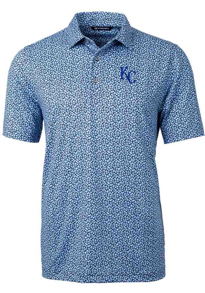 Kansas City Royals Cutter & Buck Women's City Connect DryTec Forge Stretch  Polo - White