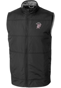 Cutter and Buck Mississippi State Bulldogs Big and Tall Black Stealth Hybrid Quilted Vest Mens V..